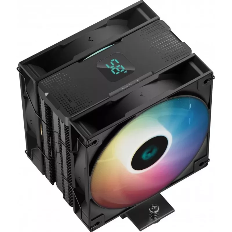 DeepCool AG400 Digital Plus Ψύκτρα επεξεργαστή αέρα 12 cm Μαύρο 1 τεμ.