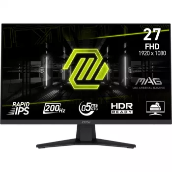 MSI MAG 274FDE Οθόνη gaming 68,6 cm (27 ίντσες), μαύρο, FullHD, Rapid-IPS, HDR Ready, Adaptive-Sync, Panel 200Hz (9S6-3CE41H-002)