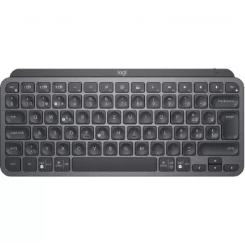 Logitech MX Keys Mini - Πληκτρολόγιο - με οπίσθιο φωτισμό - Bluetooth - QWERTZ - Ελβετικό Layout - Graphite (920-010485)