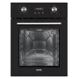MPM MPM-45-BO-23C εντοιχιζόμενος ηλεκτρικός φούρνος, 45 cm, 50 l, AQUA CLEAN, ρολόι αφής και διακόπτες ελέγχου, μαύρο γυαλί