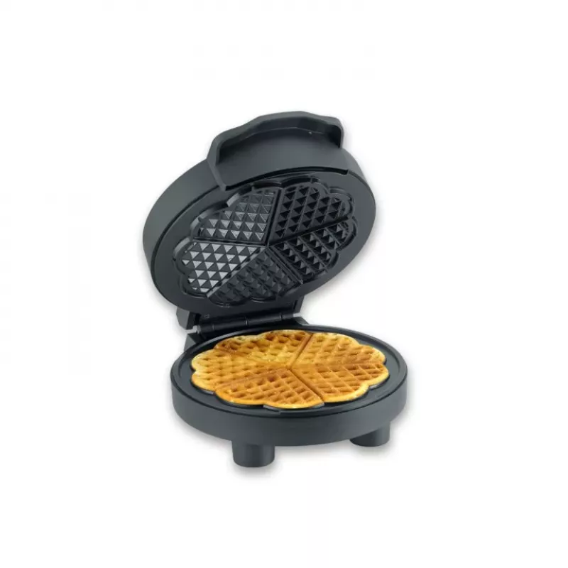 Βάφλας Severin WA 2116 1000 W μαύρο σχήμα καρδιάς