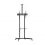 Επιτοίχια βάση SBOX FS-401-2 για οθόνες 37–70 ιντσών, αντοχή 45 kg, πλάκα 600×400 mm