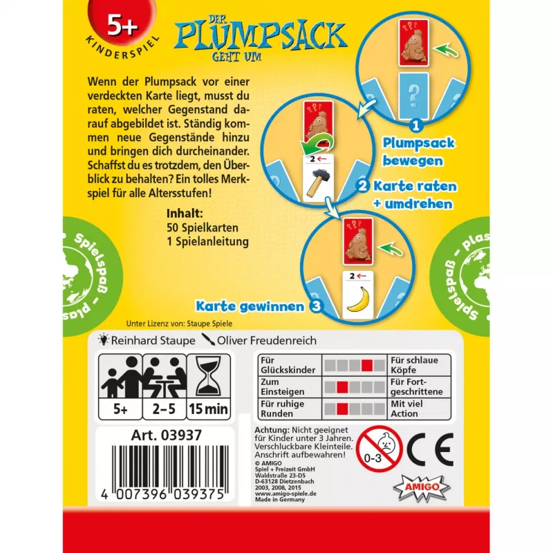 Der Plumpsack geht um, παιχνίδι μνήμης