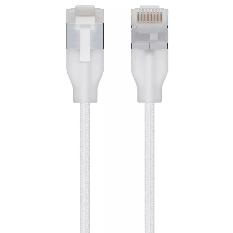 Καλώδιο δικτύου Ubiquiti UACC-Cable-Patch-EL-C6A-12M-W RJ-45 Cat6a 12m διαφανές λευκό