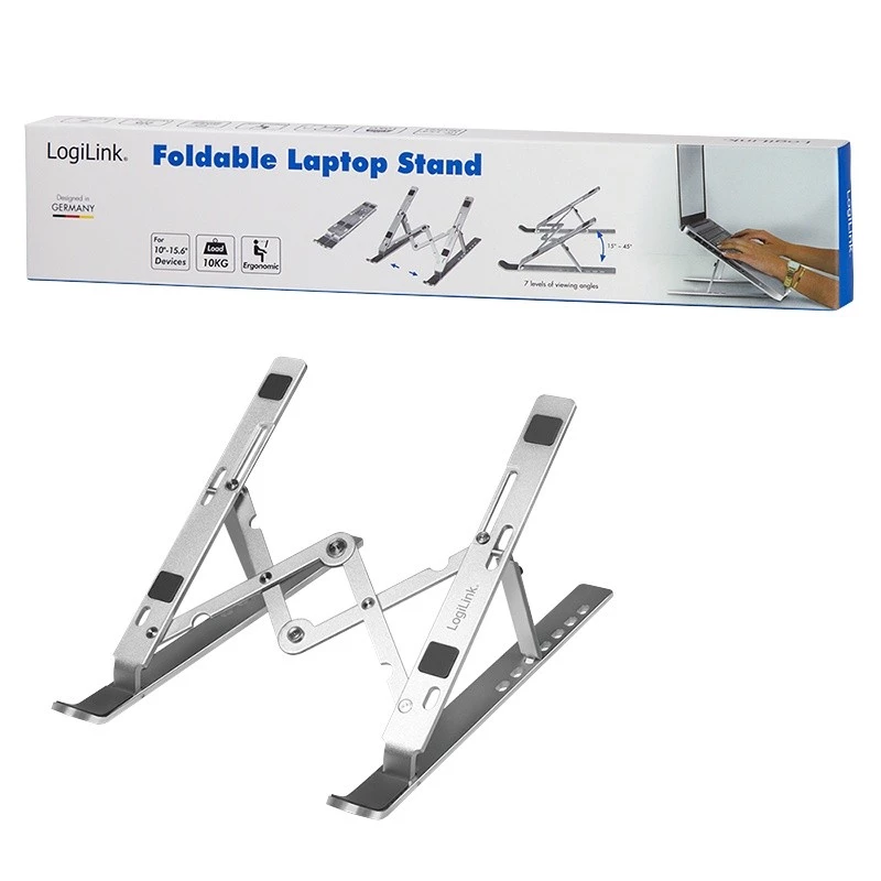 Βάση Laptop LogiLink AA0134 Ασημί 40,6 cm (16 ίντσες)