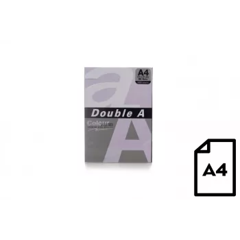 Χρωματιστό χαρτί Double A, 80g, A4, 500 φύλλα, λεβάντα