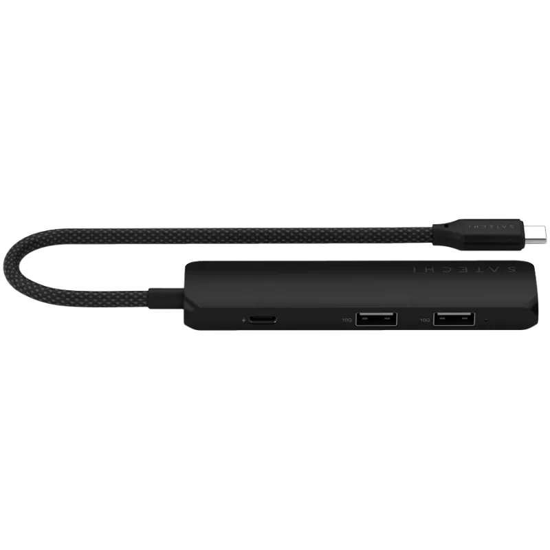 Satechi ST-P4SK Hub διασύνδεσης USB Type-C 10000 Mbit/s Μαύρο