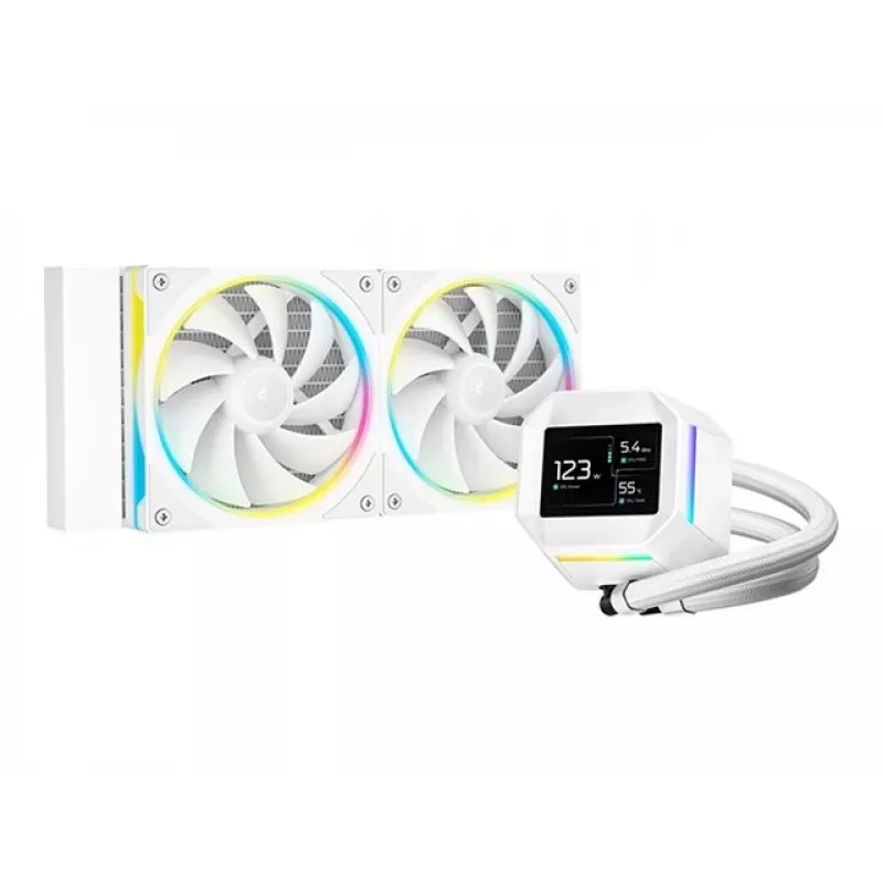 DeepCool LM240 WH Υδρόψυξη επεξεργαστή 12 cm Λευκό 1 τεμ.