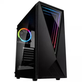 Kolink VOID RGB Κουτί Tower Μαύρο LED ανεμιστήρες Παράθυρο Φίλτρα σκόνης PC E