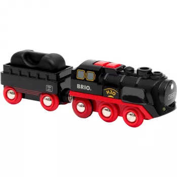 Brio ατμομηχανή με μπαταρία και δεξαμενή νερού, από 3 ετών