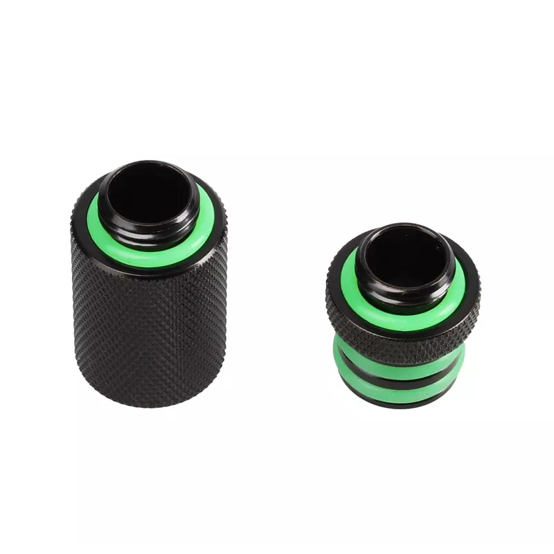 Bitspower Direct-Connect Set ίσιο G1/4 ίντσες αρσενικό αρσενικό - extra long, μαύρο