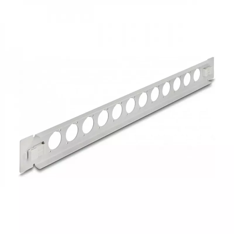 Patchpanel DeLOCK 19 ιντσών D-Type 12-Port χωρίς εργαλεία γκρι