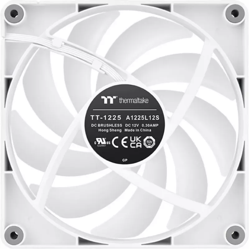 Thermaltake CT120 Reverse ARGB 120 mm Λευκό Συσκευασία 2 τεμ.
