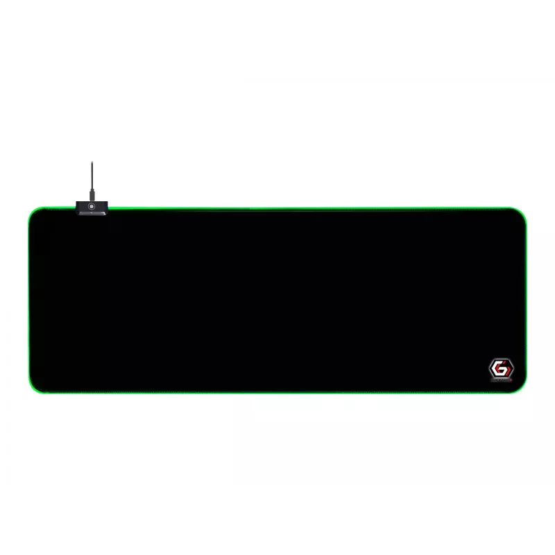 Gembird MP-GAMELED-L Mousepad Gaming Mousepad Μαύρο