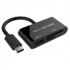 Αναγνώστης καρτών USB-C SDXC/Combo/μαύρο