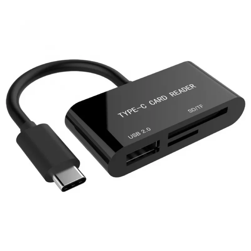 Αναγνώστης καρτών USB-C SDXC/Combo/μαύρο
