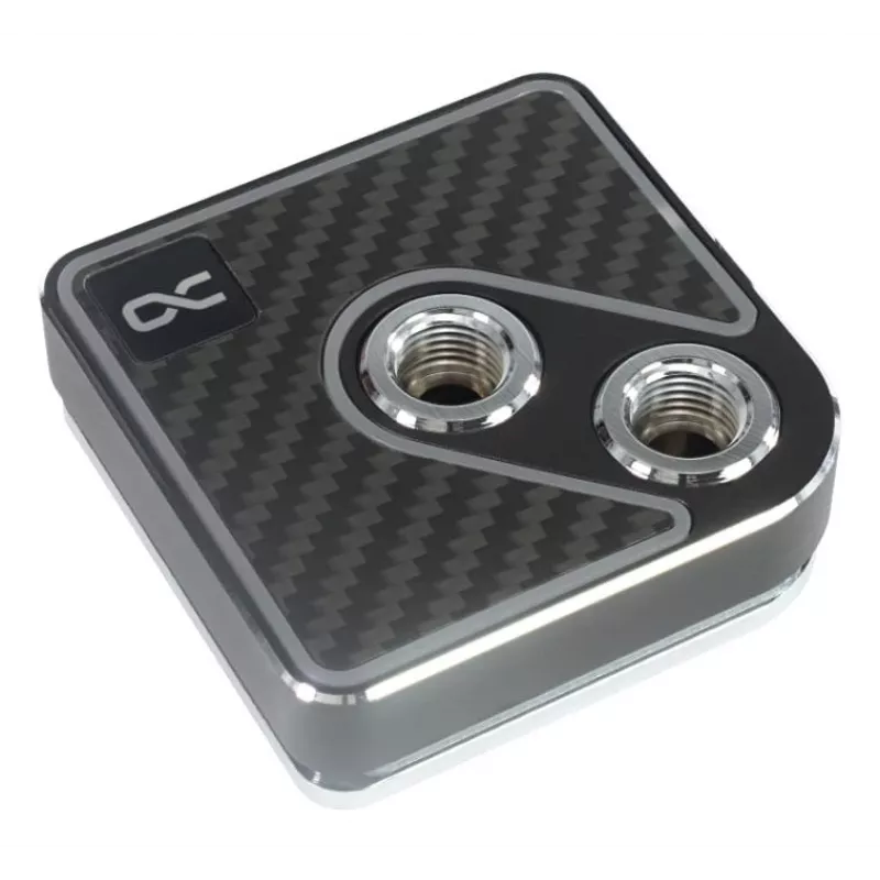 Μπλοκ νερού Alphacool Core 1 Aurora Carbon Brass Copper Nickel Black 72mm