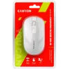 CANYON Ποντίκι MW-18 Wireless Charge Μαργαριταρένιο Λευκό
