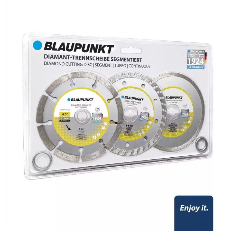 Σετ δίσκων κοπής/τροχίσματος BLAUPUNKT BP-CW-D4115, 3 τεμ.