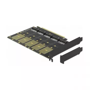 Κάρτα DeLOCK PCI Express x16 σε 5 x εσωτερικές M.2 Key B / SATA