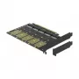 Κάρτα DeLOCK PCI Express x16 σε 5 x εσωτερικές M.2 Key B / SATA