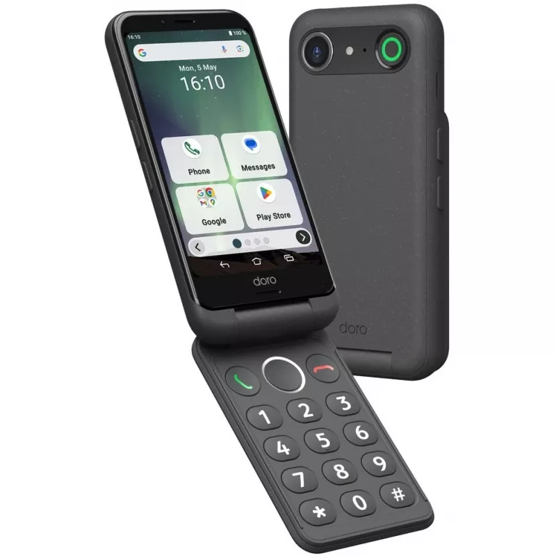 Smartphone Doro Aurora A20 4.5 ίντσες 4GB 64GB μαύρο