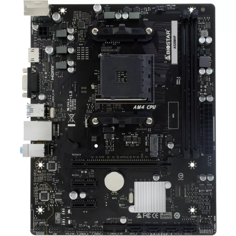 BIOSTAR A520MHP AM4 Micro-ATX Μητρική