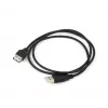 Καλώδιο USB Star Micronics USB 2.0 1m μαύρο αρσενικό/αρσενικό