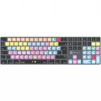 Πληκτρολόγιο LogicKeyboard LKB-PT-TM — Full-Size (100%) Bluetooth QWERTZ γερμανικό, τιτάνιο γκρι
