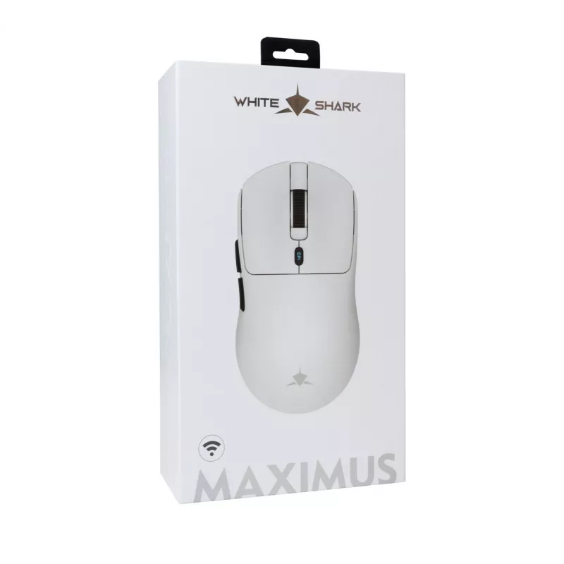 Ποντίκι White Shark GM-9010 MAXIMUS λευκό USB
