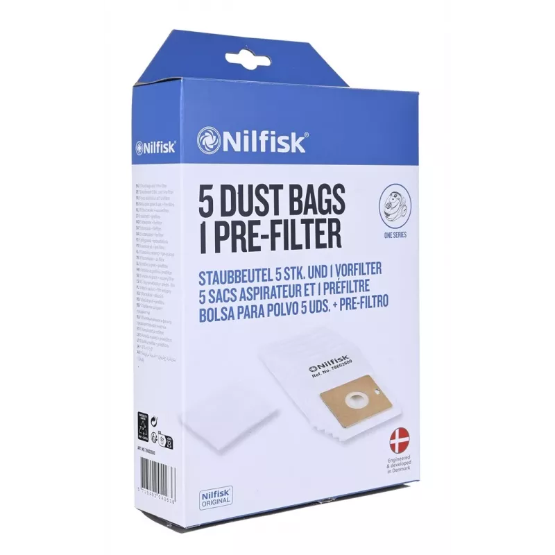 Σακούλες ηλεκτρικής σκούπας Nilfisk DUST BAG SYNTH ONE GO AND COUPE