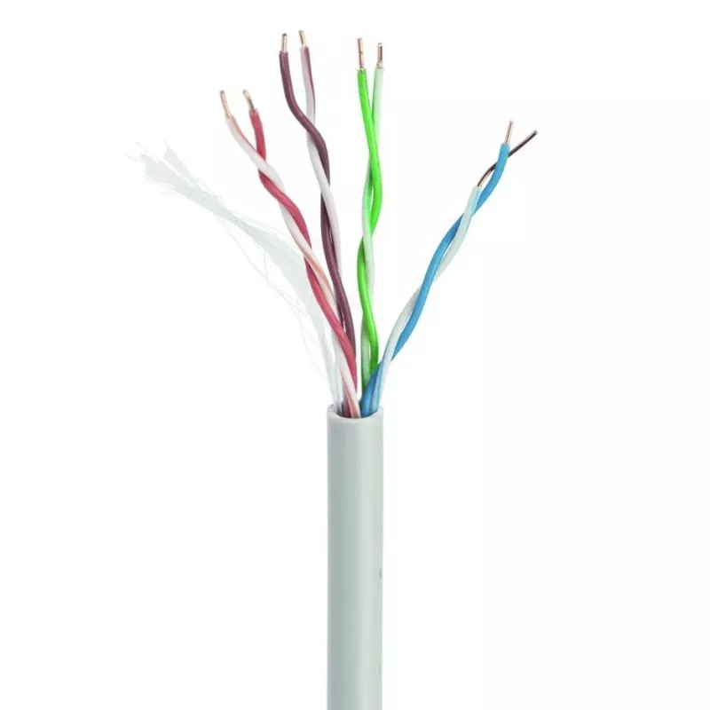 Gembird CAT5e UTP Καλώδιο LAN (CCA), συμπαγές, 100 m, γκρι