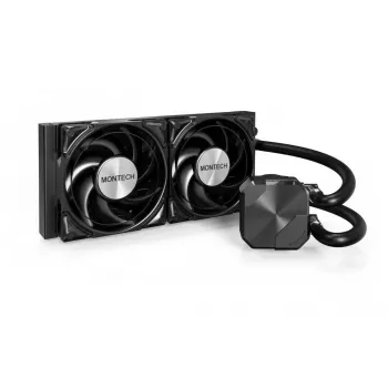 Montech HyperFlow Silent 240 επεξεργαστής All-in-One υγρόψυκτη 12 cm μαύρο 1 τεμ.