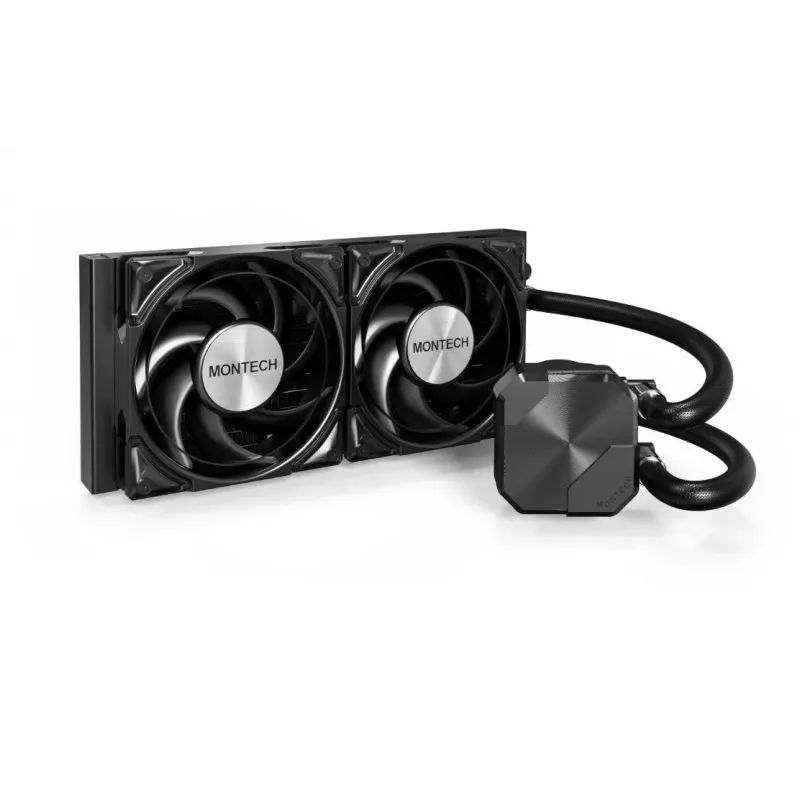 Montech HyperFlow Silent 240 επεξεργαστής All-in-One υγρόψυκτη 12 cm μαύρο 1 τεμ.