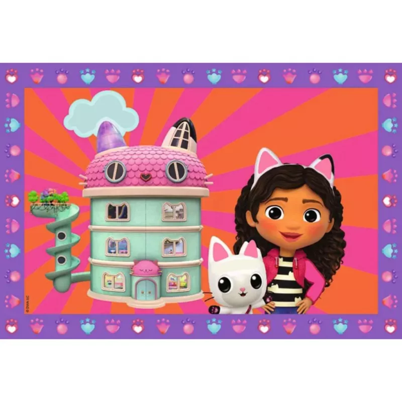 Junior Paint by Numbers - DreamWorks Gabby's Dollhouse (2 σχέδια)