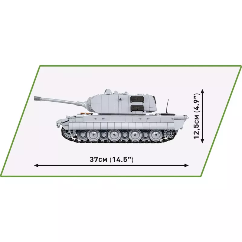 Σετ κατασκευής COBI Panzerkampfwagen E-100 Δεύτερος Παγκόσμιος Πόλεμος 1511 τεμάχια