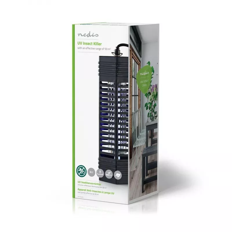 Nedis INKI110CBK6 παγίδα εντόμων μαύρη