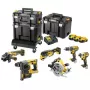 DeWalt DCK685P3T 18V Βαλιτσάκι εργαλείων μπαταρίας — 3×5,0-Ah μπαταρίες, DCH273-σφυρί, γωνιακός τροχός, βαλίτσα