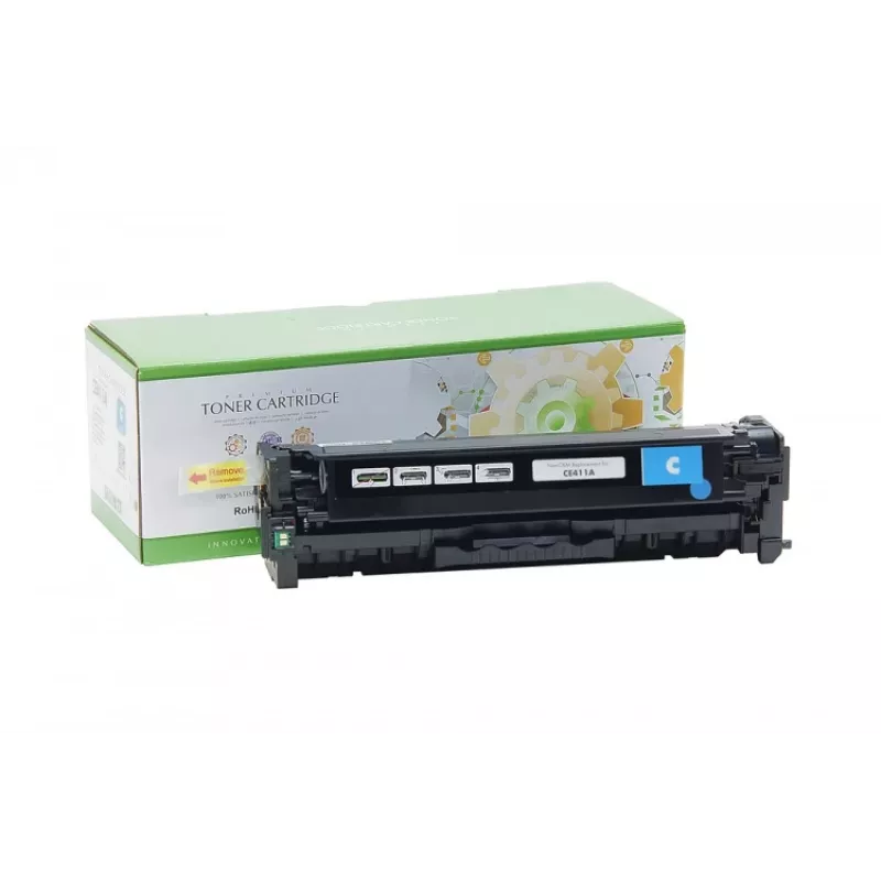 Συμβατό Static-Control Hewlett-Packard 305A (CE411A) κυανό, 2600 σελίδες