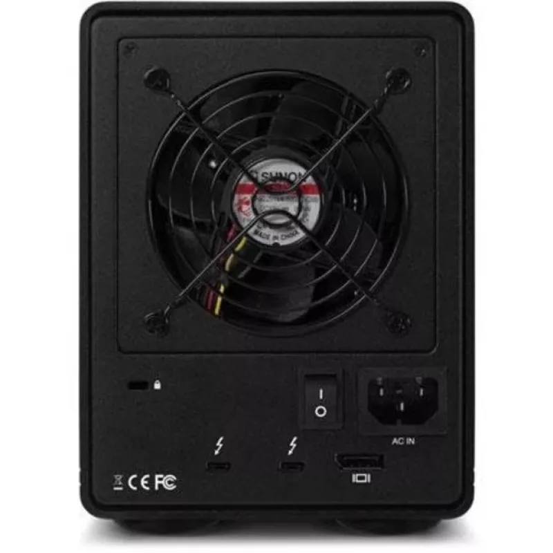 ThunderBay 4 (μαύρο, εξωτερική θήκη δίσκων 4 θέσεων Thunderbolt 3)