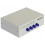 DeLock Διακόπτης VGA 4 Port χειροκίνητος αμφίδρομος - Διακόπτης οθόνης - 4 x VGA - Desktop (87635)