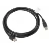 Καλώδιο USB Lanberg CA-USBE-10CC-0030-BK 3m USB 2.0 Μαύρο