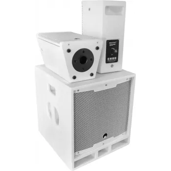 Ενεργό ηχείο PA Omnitronic MAXX-1206DSP Λευκό 120W RMS