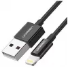 Ugreen 80822 US155 Καλώδιο κινητού Μαύρο 1 m USB A Lightning