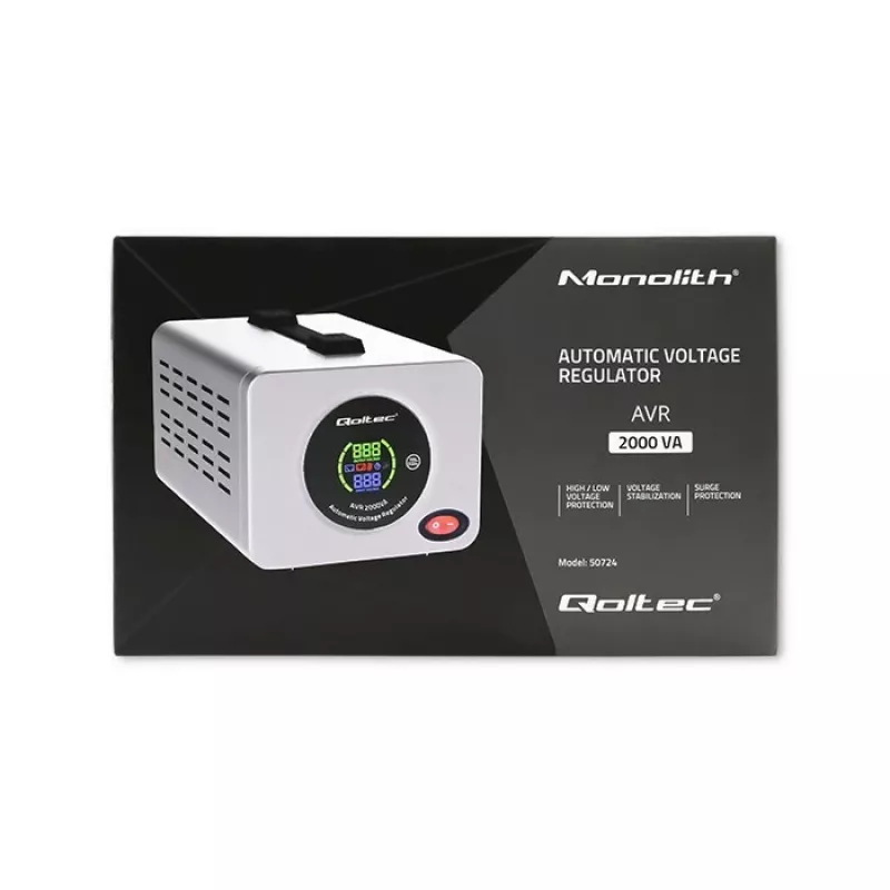 Qoltec 50724 Αυτόματος σταθεροποιητής τάσης AVR 2000VA