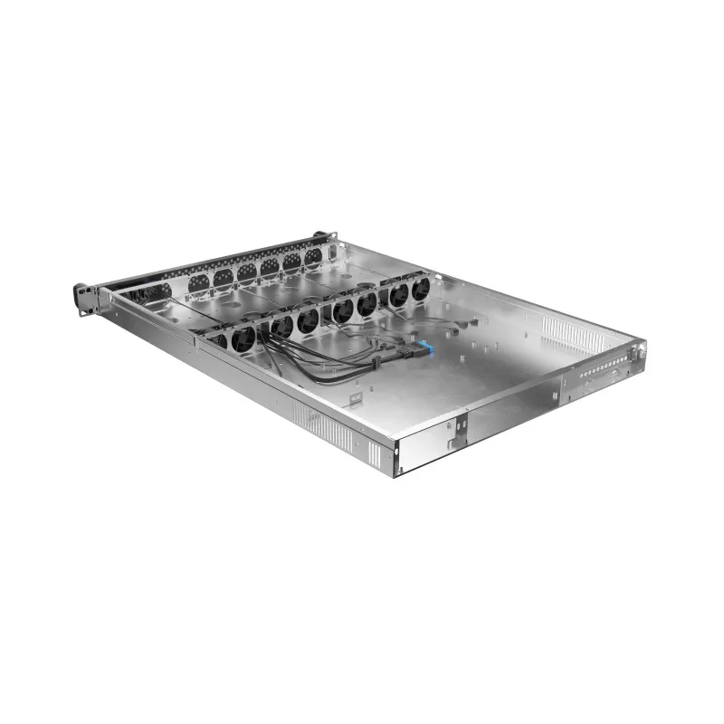 Κουτί rack Lanberg SC01-6501-12B 1U Μαύρο 8 ανεμιστήρες HDD SSD