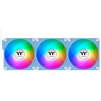 Thermaltake CT140 EX Reverse ARGB Ανεμιστήρας κουτιού 140mm Συσκευασία 3 τεμ. Ορτανσία μπλε