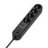Πολύπριζο ColorWay CW-CHE44PDB — 4 πρίζες AC, 2 θύρες USB
