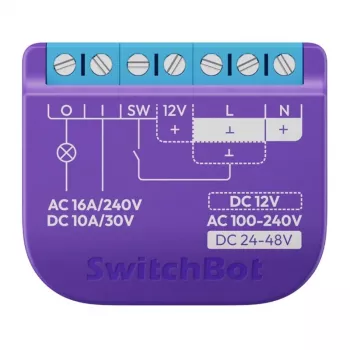 Έξυπνος διακόπτης ρελέ SwitchBot Relay W5502300 επαφή χωρίς τάση για απομακρυσμένο έλεγχο ενσύρματων συσκευών
