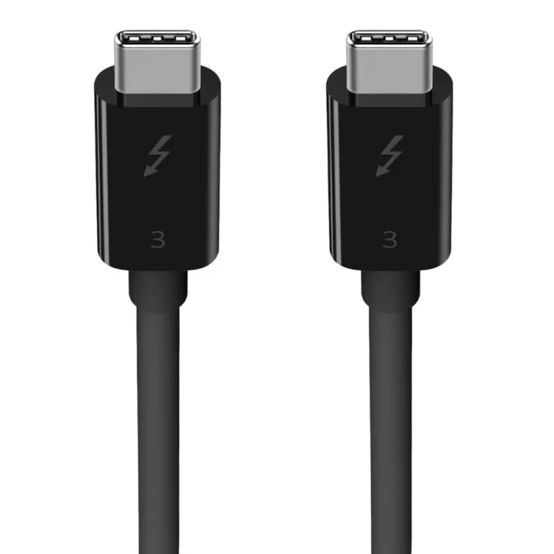 Καλώδιο USB-C σε USB-C Belkin F2CD084bt0.8MBK 0,8 m 40 Gbit/s Μαύρο